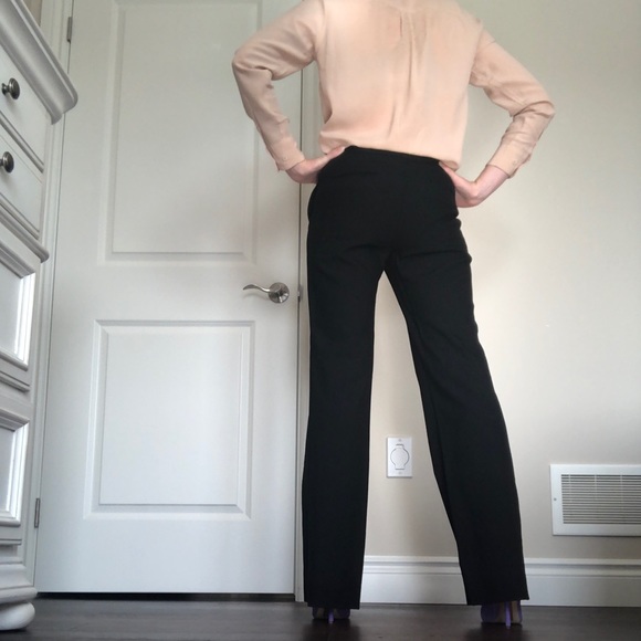 NWOT HELMUT LANG Wool Dress Pant boot wideleg - Picture 3 of 13